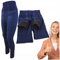 Леггинсы имитация джинсы теплые леггинсы брюки Женские толстые модные гетры LH