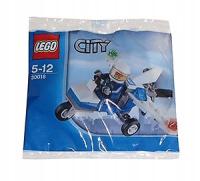 2 LEGO 30018 CITY SAMOLOT POLICYJNY