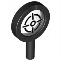 LEGO lupa celownik czarna akcesoria 10830c01pb01