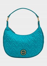 Pinko torebka kopertówka NUFAR HOBO poliester niebieski