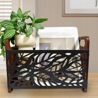 Uchwyt na czasopisma Wszechstronny do pulpitu Uchwyt na gazety Drewniany liść magazynka