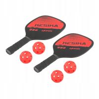 -Professional Comfort Grip with Bag 4 Balls Red