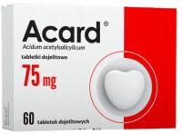 Acard сердце ацетилсалициловая кислота 0,075 г 60 таб.