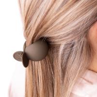 Little Angel Spinka klamra do włosów szczęka kulka brązowa matowa