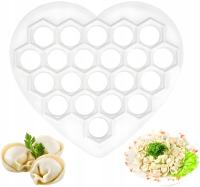 FORMA FOREMKA PIEROŻNICA DO PIEROGÓW USZEK PIEROGI RAVIOLI WYKROJNIK 21szt