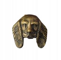 Żeliwna kołatka do drzwi Głowa Psa Solidna i Stylowa Dekoracja