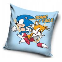 POSZEWKA NA PODUSZKĘ JASIEK 40X40 JEŻ SONIC