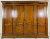 STYLOWA SZAFA DĘBOWA LITA GARDEROBA CZTERODRZWIOWA MASYWNA DĄB UA1