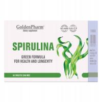 Спирулина детокс пищеварение иммунитет природные водоросли Golden Pharm 60 tab.