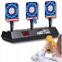 Электрический щит звуки мишень тир для пушки винтовка пусковая установка