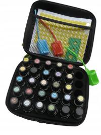 Organizer na olejki eteryczne etui case pokrowiec butelka szklana 15ml