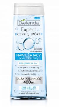 BIELENDA PŁYN MICELARNY 400ML 3W1 NAWILŻAJĄCY