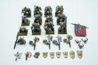 Warhammer Fantasy Battle Chaos Warrior Regiment zestaw 12 figurek plastik