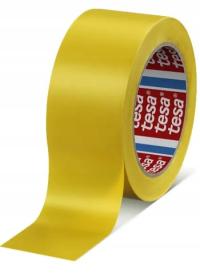 Taśma ostrzegawcza tesa żółta 33m x 50mm
