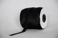 MG LAMÓWKA zaprasowana SATYNOWA 18mm CZARNY polski