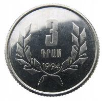 АРМЕНИЯ 3 DRAMS 1994 MENNICZA
