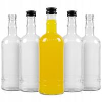 50x Butelki szklane LUKSUSOWA 500 ml BUTELKI NA na wódkę bimber alkohol