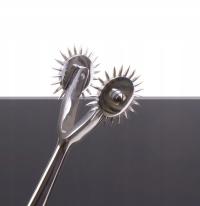 Podwójne Radło ze stali Masażer z kolcami Fetysz