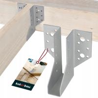 Деревянная вешалка 11. 7x2. 5cm соединительная скоба для строительства оцинкованная сталь
