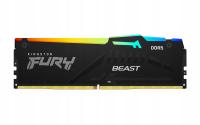 Pamięć Kingston Fury Beast RGB, DDR5, 16 GB, 6000MHz, CL30