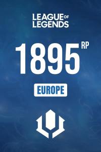 League Of Legends - 1895 RP Riot Points | EU PL CZ HU SK | AUTOMAT 24/7