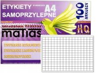 A4 лист глянцевые клейкие этикетки 13x17