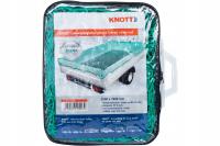 Защитная сетка для прицепа KNOTT 1600x2500 транспортная с резиной