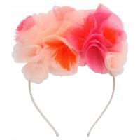 Лента для волос букет цветов розовый Мери Мери M185104