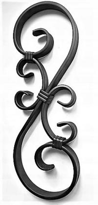 Кованые элементы розетка S 20x6 12x6