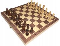 Шахматы деревянные магнитные маленькие 29 см x 29 см