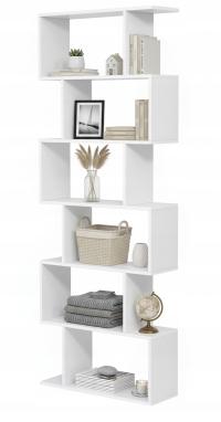 Regał modułowy duży otwarty półka biały nowoczesny na zabawki książki