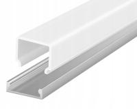 Профиль ALU плоский для светодиодных лент высокий абажур 1MB