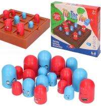 Gra logiczna TIC TAC TOE kółko i krzyżyk w innym wydaniu 5136