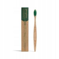 Ekologiczna szczoteczka do zębów z drewna bukowego, MEDIUM Georganics