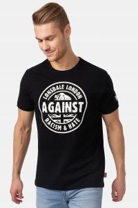 Koszulka T-shirt Męski AGAINST RACISM L