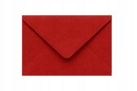 Koperty B6 Teksturowane Czerwone 50 sztuk - Idealne na Zaproszenia i Listy