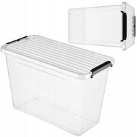 pojemnik plastikowy 13l pudełko pokrywą organizer szuflady szafy zabawki