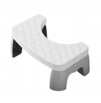 PODNÓŻEK TOALETOWY PODEST ŁAZIENKOWY TABORET Stołek biały