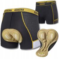 SPODENKI ROWEROWE MĘSKIE Z WKŁADKĄ ŻELOWĄ 9D NA ROWER SZORTY GO ARSUXEO