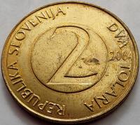 3582 - Słowenia 2 tolary, 2004