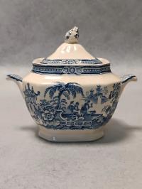 W.ADAMS & Sons Blue Willow Cukiernica Biała Angielska Ironstone England