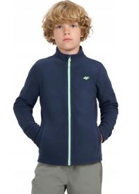 4F детская толстовка полиэстер синий