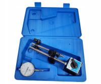 Zestaw czujnik zegarowy do mierzenia bicia 107-601-105 + statyw 106-102-101