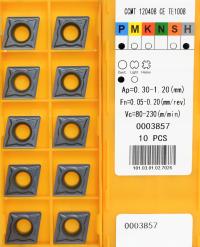 PŁYTKI WIELOOSTRZOWE CCMT 120408 CE TE1008