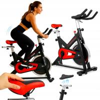 Rowerek Spiningowy stacjonarny TRENINGOWY do Domu Wygodny Regulowany