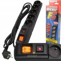 Сетевой фильтр Acar 1,5 М 5 розеток