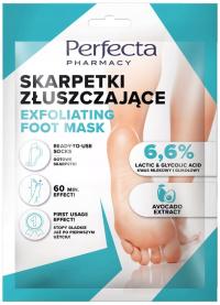 PERFECTA PHARMACY отшелушивающие носки маска для ног лечение 1 пара