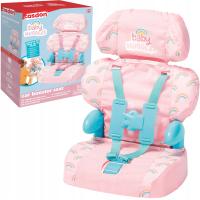 FOTELIK SAMOCHODOWY DLA LALKI DO 46 CM Z PASAMI BABY HUGGLES CASDON