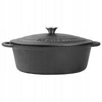 Brytfanna gęsiarka żeliwna 6,5L OGNISKO INDUKCJA GAZ PIEKARNIK ELŻBIETA