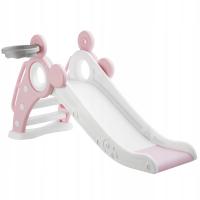 Детская горка Joy с баскетбольным кольцом, складная